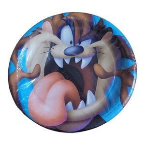 Vintage looney tunes Taz Tweety Party Express Snack Cake Plates (8) Retro Y2K